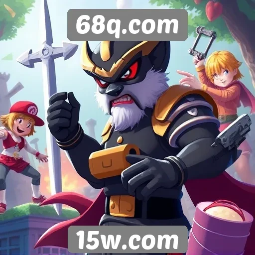 Variedade de jogos disponíveis no 68q.com