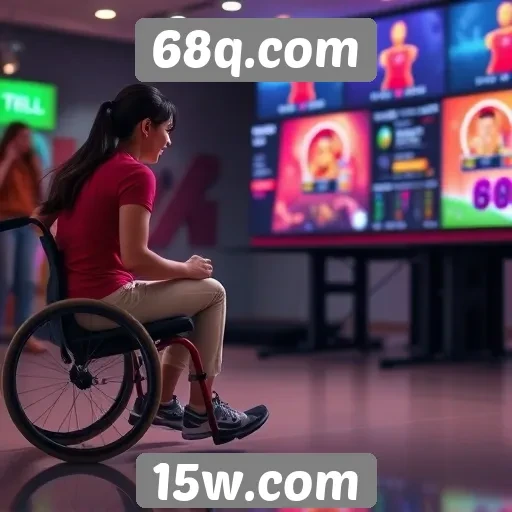 Acessibilidade e interface do usuário no 68q.com